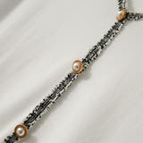 リッチな雰囲気を演出するパールボタン付きパイピングVネックニット プルオーバー … | maison de LATIR | 詳細画像15 