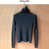大人の気品あふれる指穴付きハイネックリブニット ニットプルオーバー カジュアル | maison de LATIR | 詳細画像8