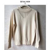 おしゃれポイント盛り沢山デザインニット 秋ニット 首元フリル | maison de LATIR | 詳細画像6