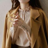 ビジューがポイントのフリルハイネックニット ニット セーター | maison de LATIR | 詳細画像4