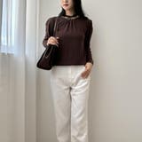 ビジューとフリルのハイネックニット ニット ハイネック | maison de LATIR | 詳細画像9 