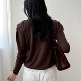 ビジューとフリルのハイネックニット ニット ハイネック | maison de LATIR | 詳細画像14 