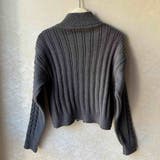 ダブルジップのショート丈ニット ケーブルニット ニット | maison de LATIR | 詳細画像11