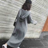 グレー | ニットロングワンピース ワンピース ニットワンピ | maison de LATIR