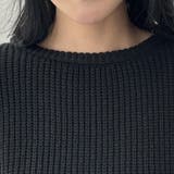 ゆったりカラーニット ニット セーター | maison de LATIR | 詳細画像7 