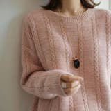 すっきりとした印象で1枚でもインナーとしても活躍するクルーネックニット トップス… | maison de LATIR | 詳細画像8 