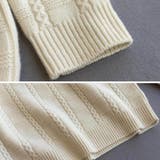 すっきりとした印象で1枚でもインナーとしても活躍するクルーネックニット トップス… | maison de LATIR | 詳細画像13 