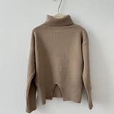 ボタンがポイントのタートルネックニット タートルネック ニット | maison de LATIR | 詳細画像5