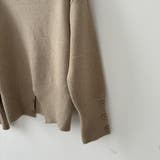 ボタンがポイントのタートルネックニット タートルネック ニット | maison de LATIR | 詳細画像9