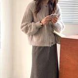 レトロなゆるふわ長袖カーディガン カーディガン 長袖 | maison de LATIR | 詳細画像2