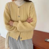 レトロなゆるふわ長袖カーディガン カーディガン 長袖 | maison de LATIR | 詳細画像4
