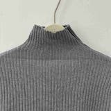 着るだけでオシャレ見えする袖フレアアシンメトリー配色ニット ニット セーター | maison de LATIR | 詳細画像8 