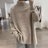オートミール | もちもちハイネックニット ニット ハイネック | maison de LATIR
