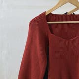 デコルテや顔まわりを美しく魅せてくれるクロップド丈プルオーバー トップス パフス… | maison de LATIR | 詳細画像12 