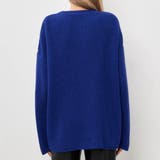 ルーズシルエット 畦編みアクリルニット ソフトコットンタッチ | maison de LATIR | 詳細画像10 