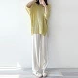 デイリーに着たくなる抜け感のあるプルオーバー トップス サマーニット | maison de LATIR | 詳細画像3 