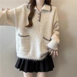 ふんわり心地よい大人カジュアルニット オフィス オフィスカジュアル | maison de LATIR | 詳細画像8 