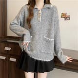 ふんわり心地よい大人カジュアルニット オフィス オフィスカジュアル | maison de LATIR | 詳細画像13 