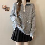 ふんわり心地よい大人カジュアルニット オフィス オフィスカジュアル | maison de LATIR | 詳細画像15 