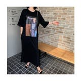 トレンドのグラフィックプリントが目を惹くカットワンピース カジュアル ラフ | maison de LATIR | 詳細画像5