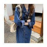 カジュアルデニムワンピ ワンピース デニム | maison de LATIR | 詳細画像8