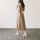 上品さときちんと感を演出するテーラード風カシュクールワンピース ロングワンピース | maison de LATIR | 詳細画像5