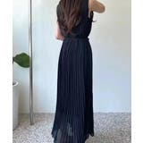 女性らしいシルエットが可愛いノースリーブプリーツロングワンピース パーティー 結… | maison de LATIR | 詳細画像9