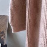 ふんわり感がシーズンムードを高めるモヘア風Vネックニットワンピース 長袖 ミドル丈 | maison de LATIR | 詳細画像15