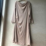 上品シルエット程よくボディラインに沿うオフショルフレアワンピース ロング丈 長袖 | maison de LATIR | 詳細画像10 