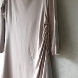 上品シルエット程よくボディラインに沿うオフショルフレアワンピース ロング丈 長袖 | maison de LATIR | 詳細画像13 