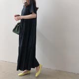 幅広いシーンで活躍間違いなし!ティアードプリーツワンピース ソリッドカラー | maison de LATIR | 詳細画像4