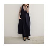 ワンタックロングワンピース ロング丈 ドレープ | maison de LATIR | 詳細画像2 