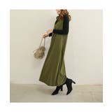 ワンタックロングワンピース ロング丈 ドレープ | maison de LATIR | 詳細画像7 