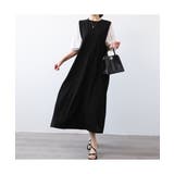 1枚でおしゃれに見せるボリューム袖切り替えロングワンピース 大人 ゆったり | maison de LATIR | 詳細画像6 