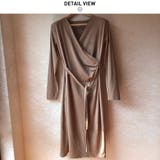 女性らしさを引き立てるカシュクールニットワンピース 大人 きれいめ | maison de LATIR | 詳細画像8