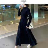 1枚でさらっとおしゃれに着こなせるハイネックフレアワンピース ワンピース ロング丈 | maison de LATIR | 詳細画像12