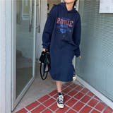 裏起毛の大人カジュアルワンピース ワンピース パーカーワンピ | maison de LATIR | 詳細画像4