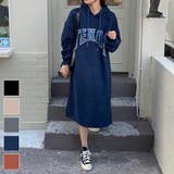 大人カジュアルオーバーサイズパーカーワンピース カジュアル ワンピース | maison de LATIR | 詳細画像1