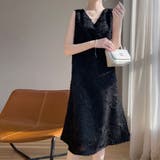 夏のおしゃれを楽しめるノースリーブシャギーワンピース 袖なし ミモレ丈 | maison de LATIR | 詳細画像5