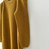 ストレスフリーな着心地のパフスリーブニットワンピース ロングワンピース | maison de LATIR | 詳細画像9 