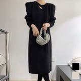 上品に映えるロングニットワンピース ワンピース ニットワンピ | maison de LATIR | 詳細画像1