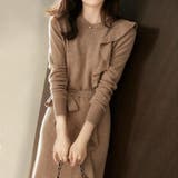 主役級の大人フェミニンニットワンピ ニットワンピース ロングワンピース | maison de LATIR | 詳細画像2 