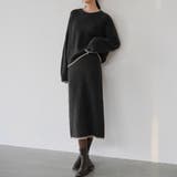 ブラック | セットアップ ニット ニットスカート | maison de LATIR