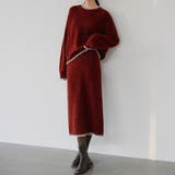 レッド | セットアップ ニット ニットスカート | maison de LATIR
