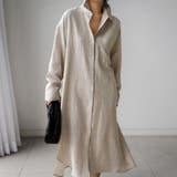 サラッと心地よいロングシャツワンピース ワンピース 長袖 | maison de LATIR | 詳細画像9
