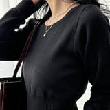 程よいフィット感で心地よいニットロングワンピース ロングワンピース | maison de LATIR | 詳細画像6