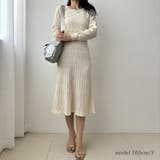 程よいフィット感で心地よいニットロングワンピース ロングワンピース | maison de LATIR | 詳細画像7