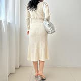 程よいフィット感で心地よいニットロングワンピース ロングワンピース | maison de LATIR | 詳細画像9