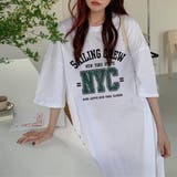 夏 夏先から着こなせる大人カジュアル半袖ワンピース Tシャツ | maison de LATIR | 詳細画像2