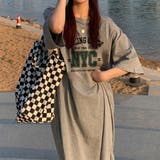 夏 夏先から着こなせる大人カジュアル半袖ワンピース Tシャツ | maison de LATIR | 詳細画像6